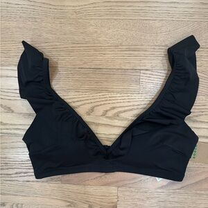 NWT Boden Evia Ruffle Bikini Top - Size 12